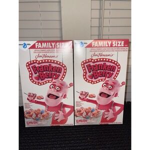 Franken Berry Cereal‎ w/Monster Marshmallows, Kids Cereal, Limited Edition (2)